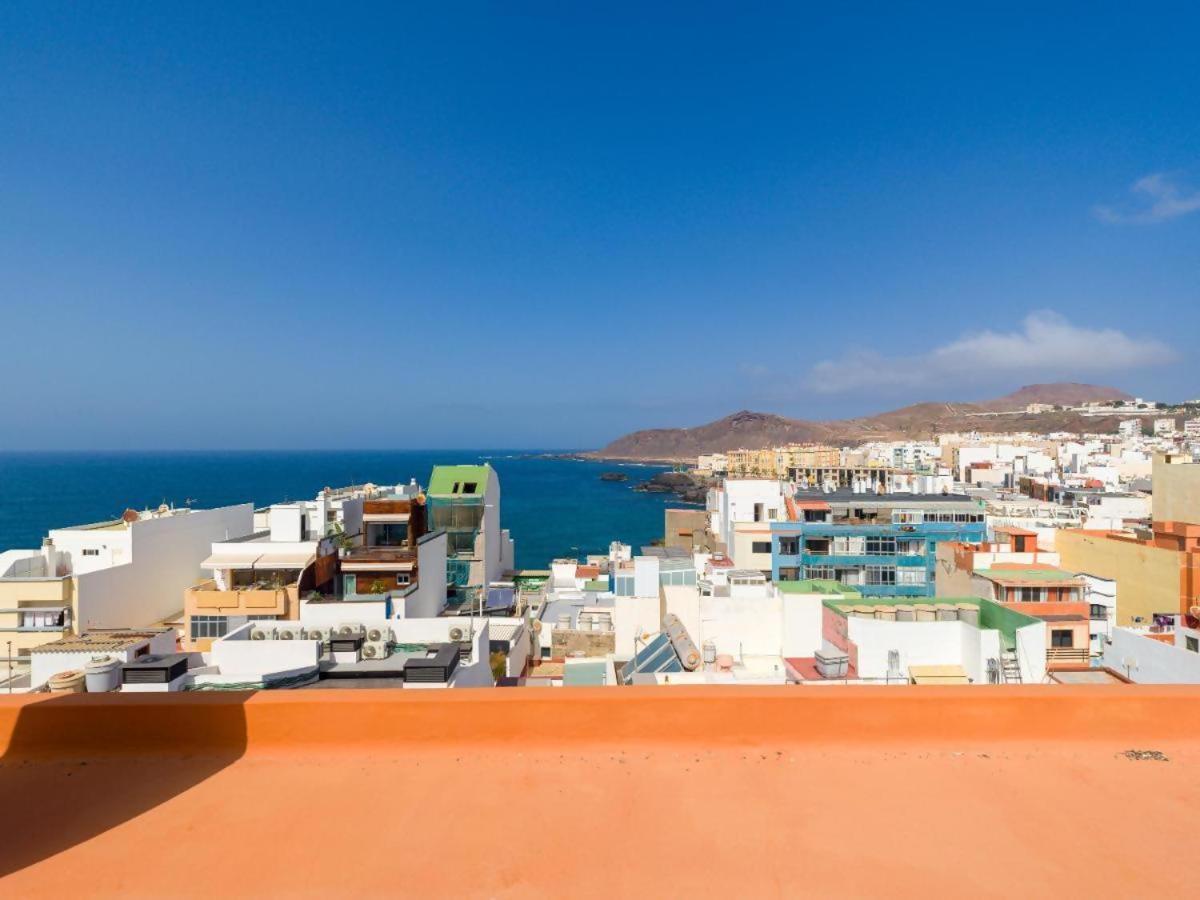 Casita Canaria Playa Beachfront Access & Lateral Ocean View With Terrace Las Palmas de Gran Canaria Exterior foto