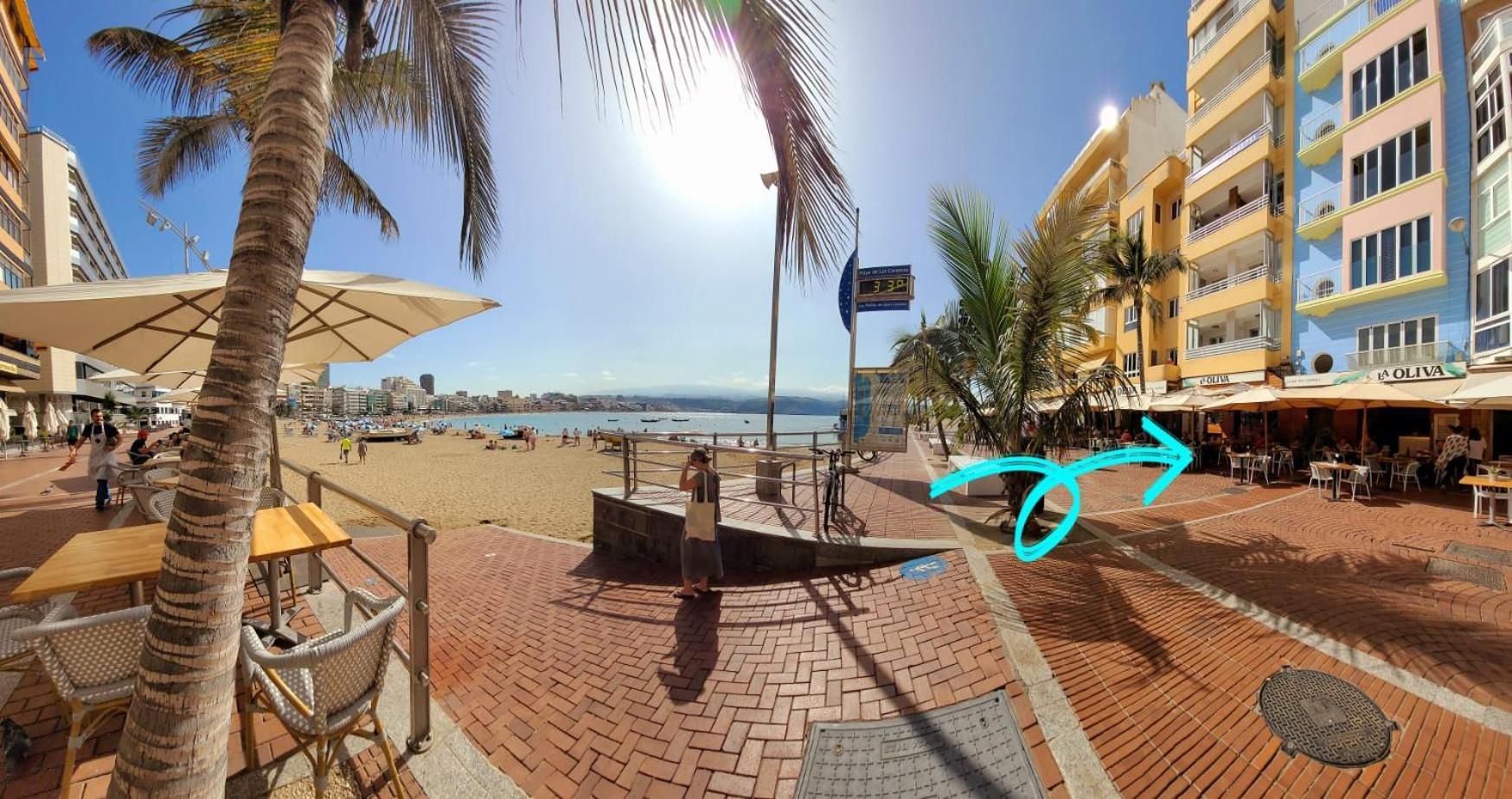 Casita Canaria Playa Beachfront Access & Lateral Ocean View With Terrace Las Palmas de Gran Canaria Exterior foto